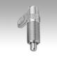 Cam-action indexing plungers with stop, stainless steel, Form A