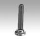 Grub screws with thrust pad