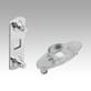 Adapter, steel, stainless steel or zinc for rods