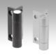 Spring hinges aluminium profile, 0.7 Nm, spring open