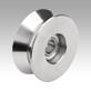 Guide rollers, steel, V-form