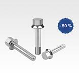 Hygienic USIT® sızdırmazlık pulu ve rondela Freudenberg Process Seals için bilezikli altı köşeli cıvatalar