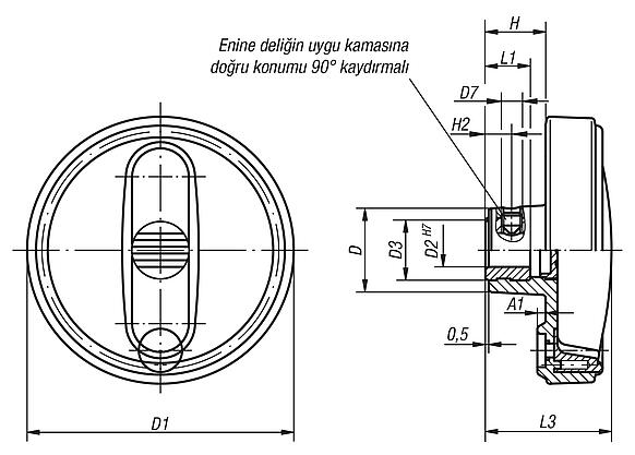 Plastik el çarkları