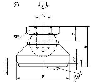 Mafsallı ayak Form G