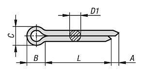 Kopilyalar DIN EN ISO 1234