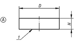 Mıknatıslar (pot mıknatıs), SmCo, Form A