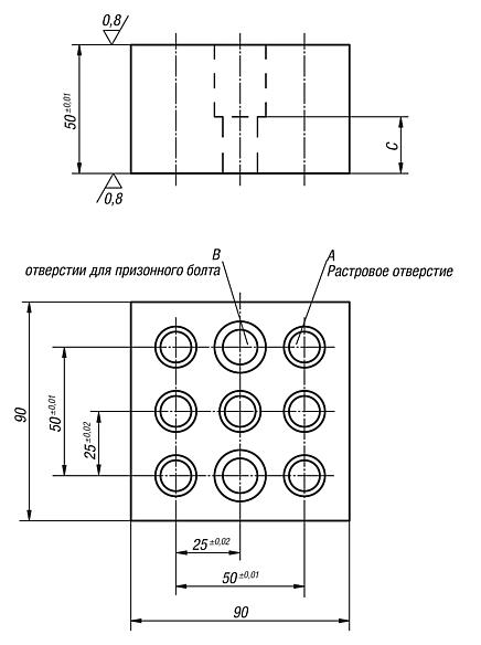 Фиксирующие блоки форма M