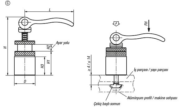 Eksantrik gergi modülü, Form C