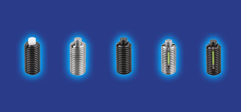 KIPP brings spring plungers with flattened thrust pin onto the market